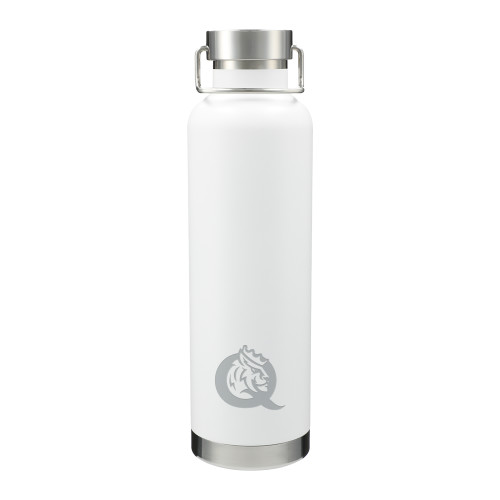  Thor Copper Vacuum Insulated White Bottle 32oz - Queens Athletic Mark Engraved