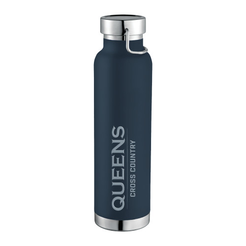  Thor Copper Vacuum Insulated Navy Bottle 22oz - Queens -  Cross Country Engraved