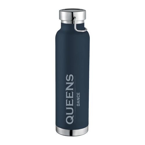  Thor Copper Vacuum Insulated Navy Bottle 22oz - Queens -  Dance Engraved