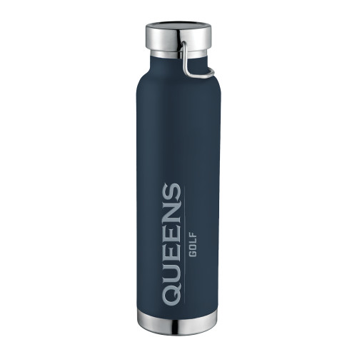  Thor Copper Vacuum Insulated Navy Bottle 22oz - Queens -  Golf Engraved