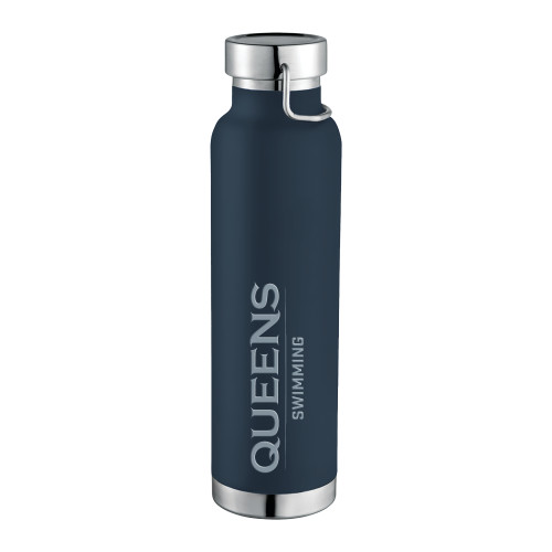  Thor Copper Vacuum Insulated Navy Bottle 22oz - Queens -  Swimming Engraved