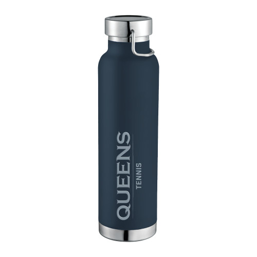  Thor Copper Vacuum Insulated Navy Bottle 22oz - Queens -  Tennis Engraved