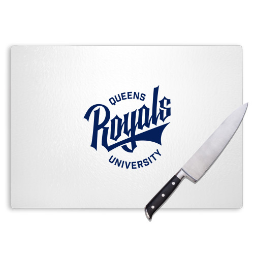  Cutting Board - Royals Queens University Wordmark