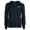 Thumbnail image for  ENZA Womens Navy Fleece Full Zip Hoodie