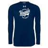 Thumbnail image for  Under Armour Navy Long Sleeve Tech Tee