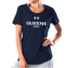Thumbnail image for  Under Armour Womens Navy Charged Cotton Tee