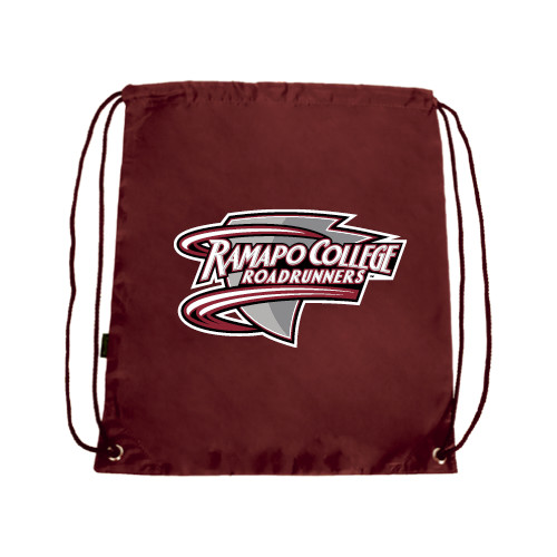  Maroon Drawstring Backpack - Ramapo College Roadrunners