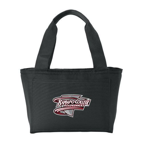  Insulated Black Lunch Tote - Ramapo College Roadrunners