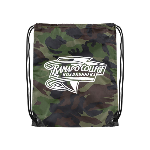  Camo Drawstring Backpack - Ramapo College Roadrunners