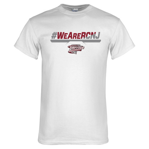  White T Shirt - #WeAreRCNJ Bar