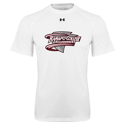  Under Armour White Tech Tee - Ramapo College Roadrunners
