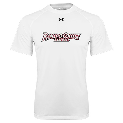  Under Armour White Tech Tee - Baseball