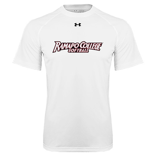  Under Armour White Tech Tee - Softball