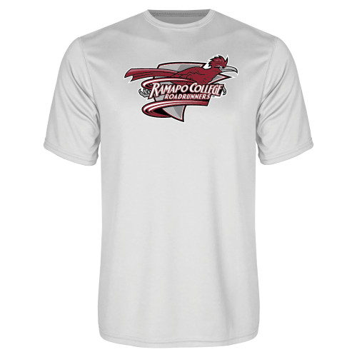  White Performance Tee - Official Logo