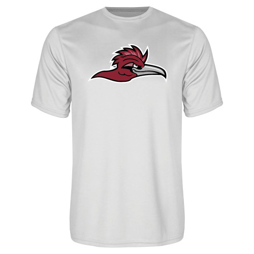  White Performance Tee - Roadrunner Head
