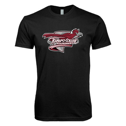  Next Level Black SoftStyle T Shirt - Official Logo