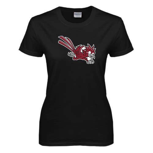  Womens Black Short Sleeve Tee - Youth Mark