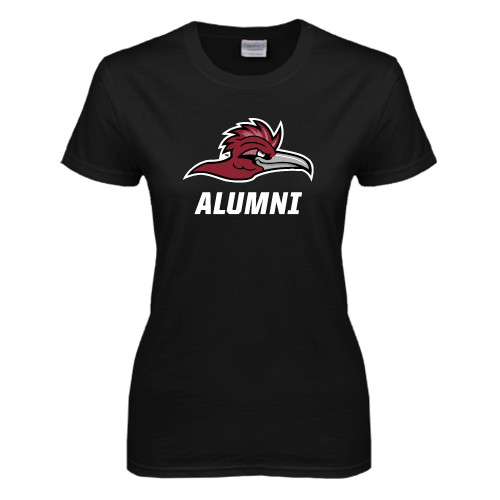  Womens Black Short Sleeve Tee - Alumni