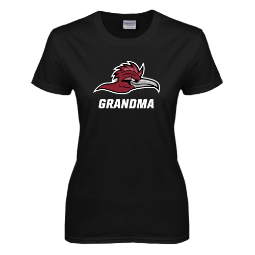  Womens Black Short Sleeve Tee - Grandma