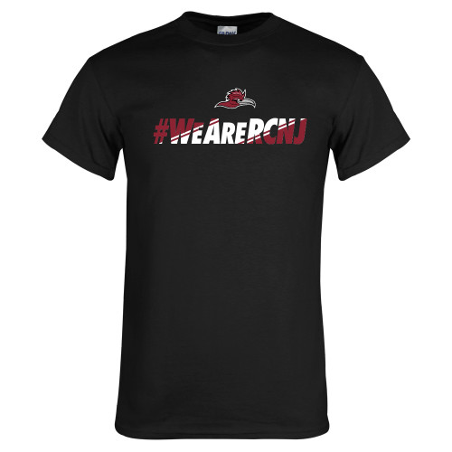  Black T Shirt - #WeAreRCNJ Stripes