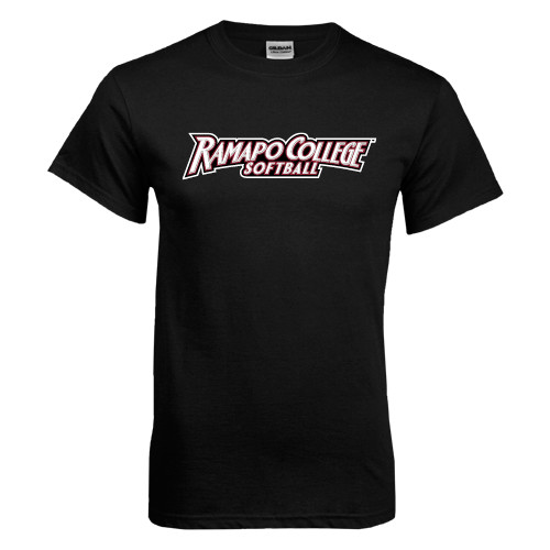  Black T Shirt - Softball