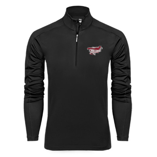 Syntrel Black Interlock 1/4 Zip - Official Logo