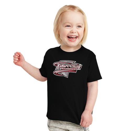  Toddler Black T Shirt - Ramapo College Roadrunners