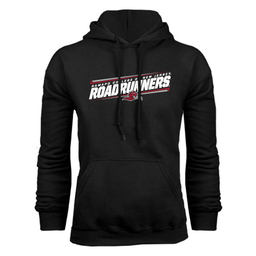  Black Fleece Hoodie - Roadrunners Stencil Slanted