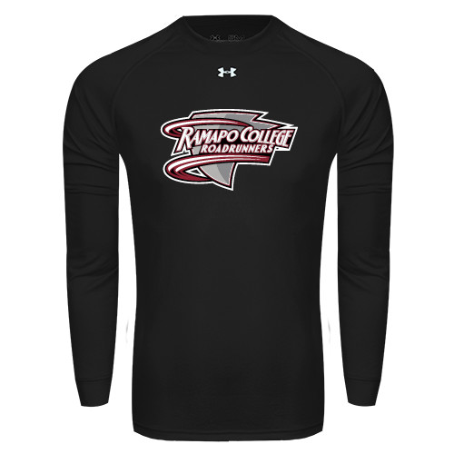  Under Armour Black Long Sleeve Tech Tee - Ramapo College Roadrunners
