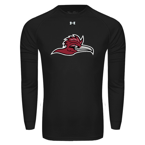  Under Armour Black Long Sleeve Tech Tee - Roadrunner Head