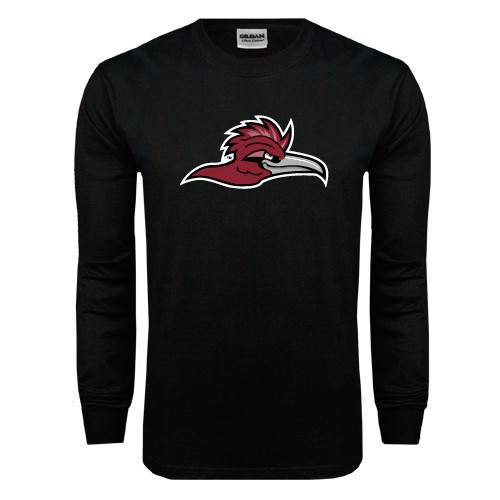  Black Long Sleeve T Shirt - Roadrunner Head