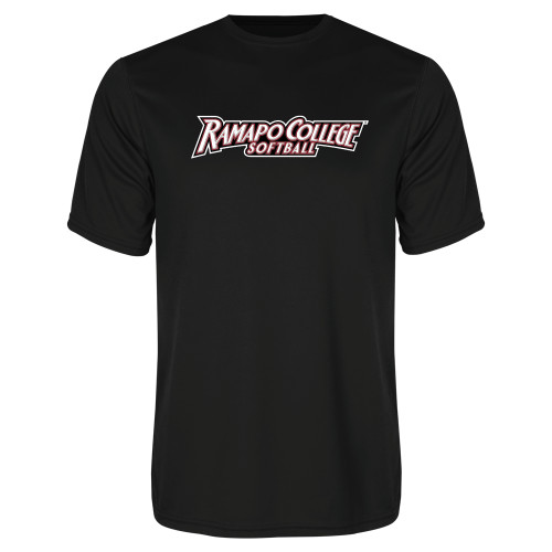  Black Performance Tee - Softball