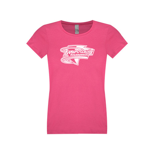  Next Level Girls Fuchsia Fashion Fit T Shirt - Ramapo College Roadrunners