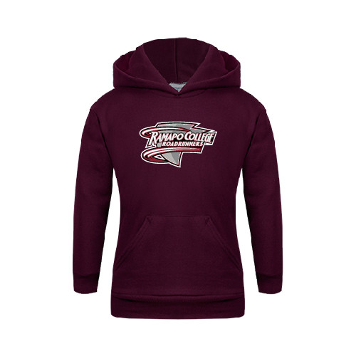  Youth Maroon Fleece Hoodie - Ramapo College Roadrunners