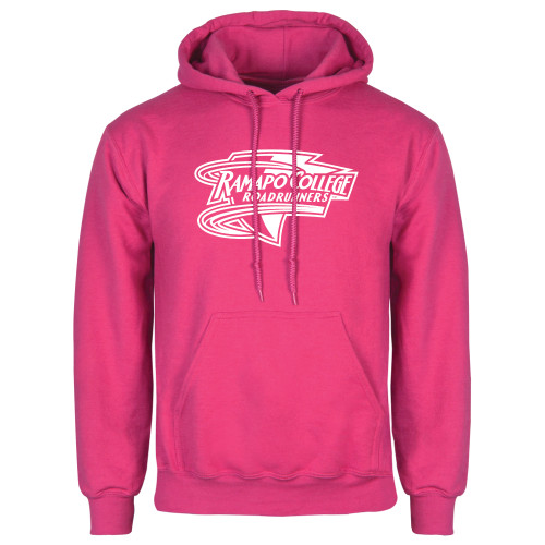  Womens Fuchsia Fleece Hoodie - Ramapo College Roadrunners