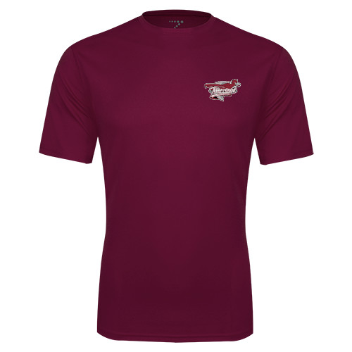  Maroon Performance Tee - Official Logo