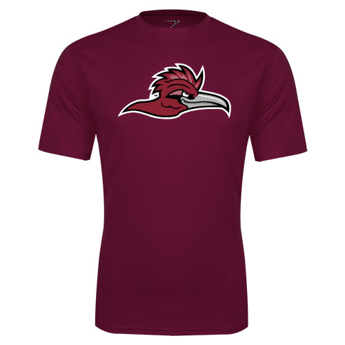  Maroon Performance Tee - Roadrunner Head