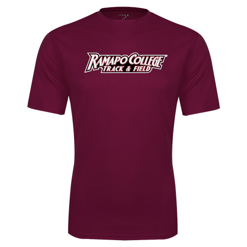 Maroon Performance Tee - Track & Field