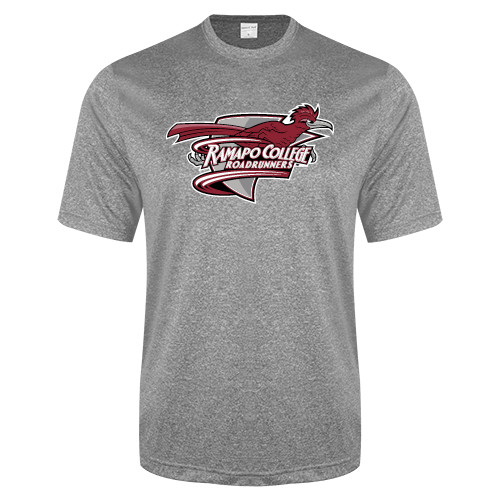  Grey Heather Performance Contender Tee - Official Logo
