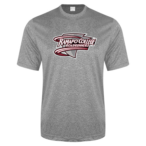  Grey Heather Performance Contender Tee - Ramapo College Roadrunners