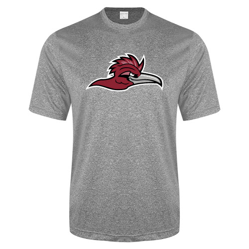  Grey Heather Performance Contender Tee - Roadrunner Head