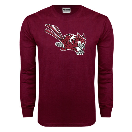  Maroon Long Sleeve T-Shirt - Youth Mark