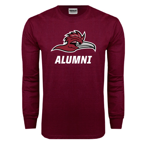  Maroon Long Sleeve T-Shirt - Alumni