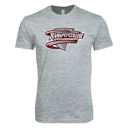Main Image for  Next Level Heather Grey SoftStyle T Shirt