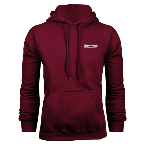  Maroon Fleece Hoodie - Ramapo College Roadrunners Word Mark