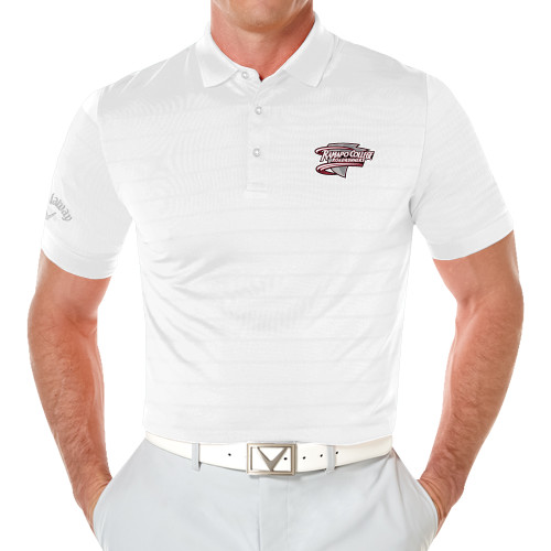  Callaway Opti Vent White Polo - Ramapo College Roadrunners