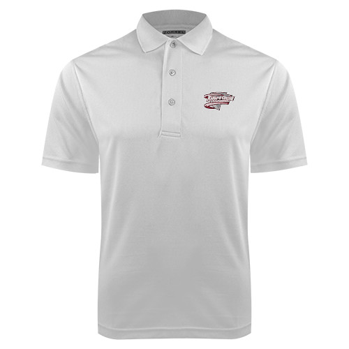  White Dry Mesh Polo - Ramapo College Roadrunners