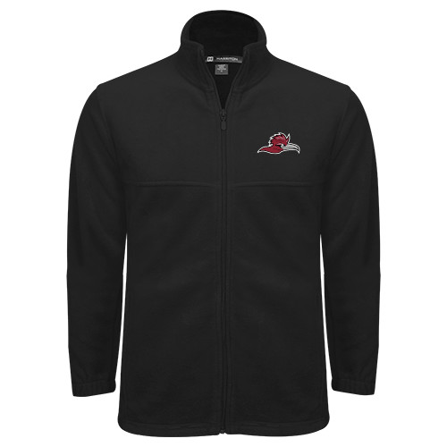  Black Fleece Full Zip Jacket - Roadrunner Head