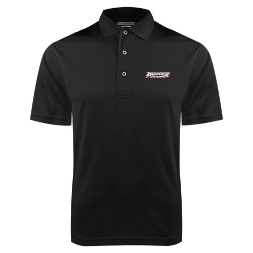  Black Dry Mesh Polo - Ramapo College Roadrunners Word Mark