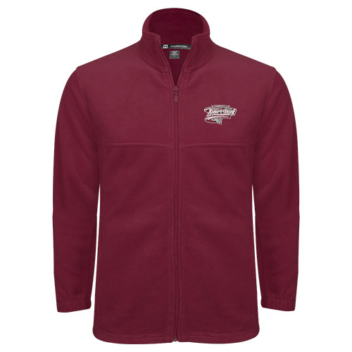  Maroon Fleece Full Zip Jacket - Ramapo College Roadrunners